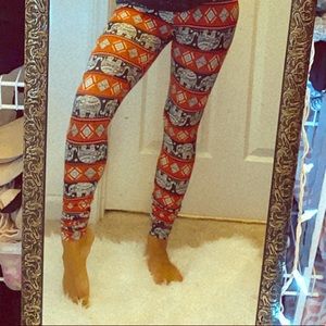 Boho Elephant Leggings